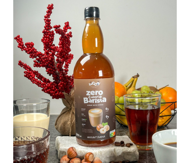 LOCCO 0 kcal syrop Barista ze stewią o smaku Orzechowym - 1503780 - zdjęcie 6
